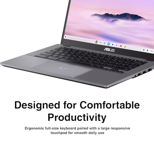Image of ASUS Chromebook Plus CX34 14.0 inch FHD Touchscreen NanoEdge Display (Renewed) | (Intel i3-1315U, 8GB LPDDR5, 128GB SSD, Backlit KB, Wi-Fi 6E, HD Webcam, Chrome OS) - Ideal for Everyday Value Use (Renewed)