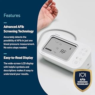 OMRON Gold Blood Pressure Monitor for Home Use & Upper Arm Blood Pressure Cuff - #1 Doctor & Pharmacist Recommended Brand - Clinically Validated - AFib Detection - Connect App
