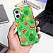 UTRSIFB Classic Protective Compatible for iPhone 17 Case Cute Capybaras Fruits Floral, Shockproof TPU with Wireless Charging Compatibility