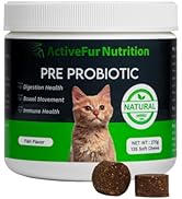 ActiveFur Nutrition Digestive Support Chews for Cats - 135 Fish Flavoured Soft Chews