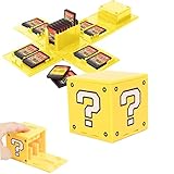 Nintendo Switch用ゲームケース スイッチゲームカードホルダー 16個のゲームストレージキューブ ポータブルゲームカードオーガナイザー Switch Lite用