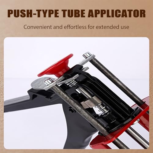 Pistola de calafateo manual aplicador adhesivo, agarre en T para cartucho de 400 ml, ideal para epoxi, acrílico, silicona, reparaciones del hogar y proyectos de bricolaje