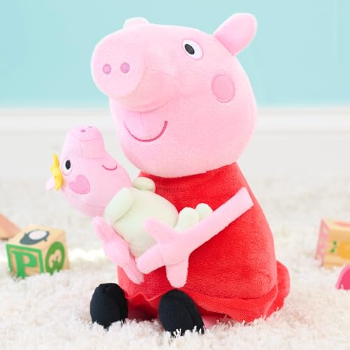Peppa Pig Lil Friends Big Sis 11.5-inch Plush Stuffed Animal Featuring Baby Evie, Soft Toys for Fans, Girls, Preschoolers, Kids, Ages 3 and Up by Just Play by Just Play - Image 6