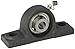 Hub City PB250URX1/2 Pillow Block Mounted Bearing, Normal Duty, Low Shaft Height, Relube, Setscrew Locking Collar, Narrow Inner Race, Cast Iron Housing, 1/2" Bore, 1.32" Length Through Bore, 1.063" Base To Height
