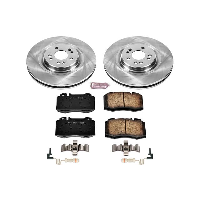 Image of PowerStop Z17 Replacement Brake Pad & Rotor Kit Front KOE5236 | Mercedes-Benz ML430, Mercedes-Benz ML500, ML55 AMG Ceramic Brake Pads + Disc Rotors