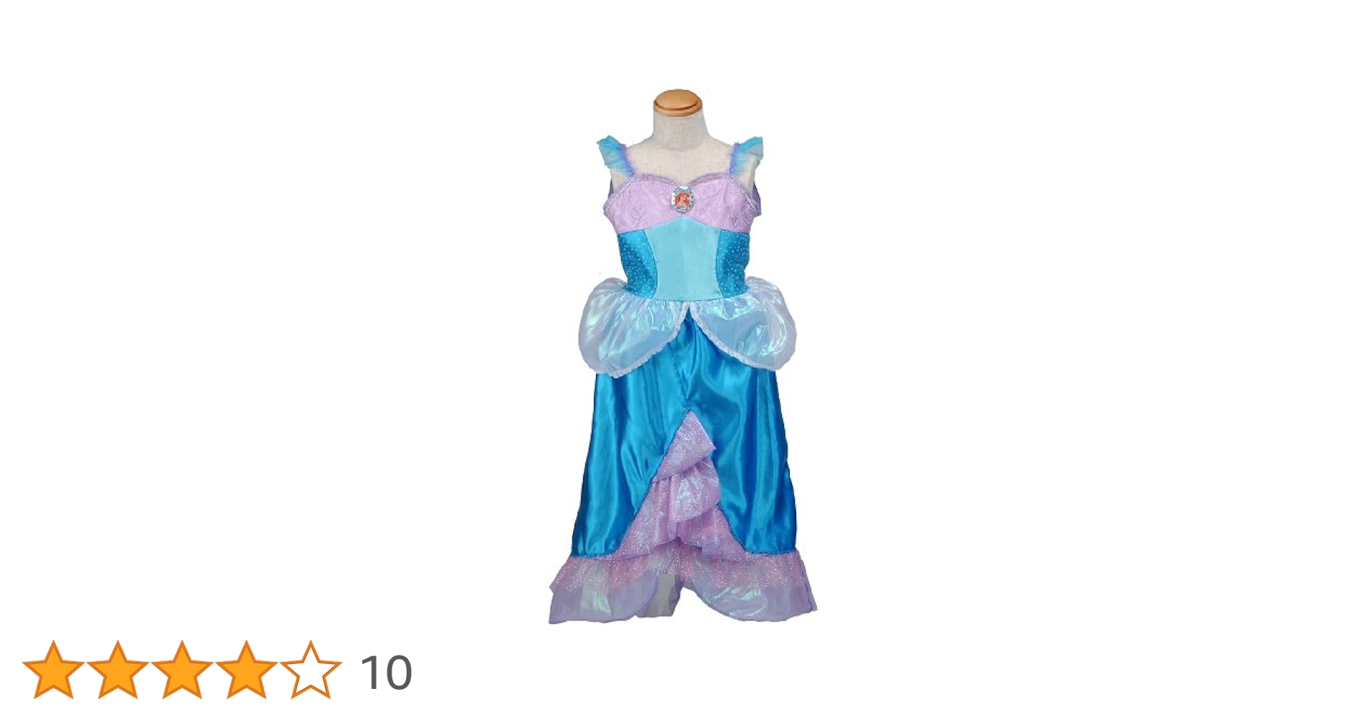 ディズニープリンセスドレス【アリエル 120cm】 新品 アリエル 人魚姫 ディズニー プリンセス ドレス ワンピース