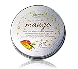 Rica y nutritiva manteca de karité con aceite de jojoba y aceite de perfume de la fruta del mango.