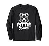 mamma pitbull pittie mama mamma cane pitbull nonna maglia a manica
