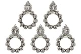 Needzo Our Lady of Guadalupe Rosebud Design Rosary Ring, 1 5/8 Inch, Pack of 5
