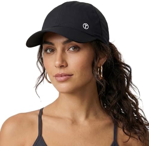 TOP-EX Cooling Ponytail Baseball Cap for Women, Black, Adjustable One Size