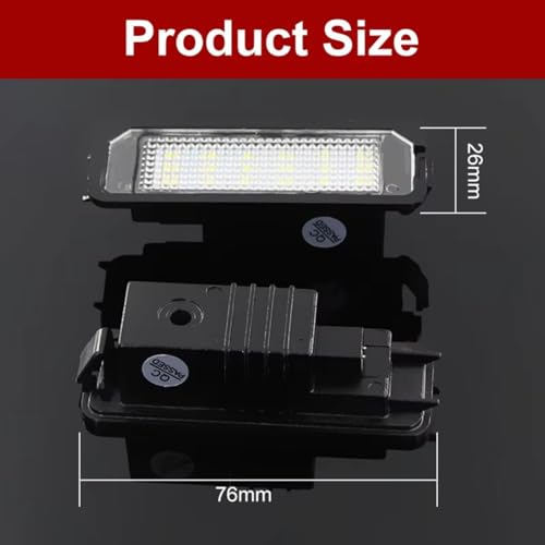 Luces matrícula VW Amarok 2008-2020 para sustituir pilotos rotos 6