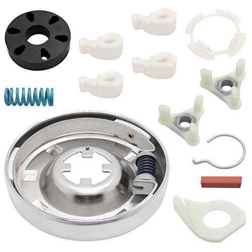 Sikawai 285785 Washer Clutch Kit, 285753A Motor Coupling Kit and 4 pcs 80040 Washer Agitator Dog Directly Fit for Whirlpool Kenmore Washers Replaces 285331,3351342,3946794,3951311,AP3094537