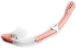 TOMYEER - Juego de esnórquel para adultos, unisex, ultra seco, ideal para bucear, cómodo tubo de esnórquel, color rosa