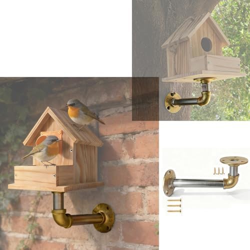 Heavy-Duty Windproof Anti-Swing Bird Feeder Bracket
