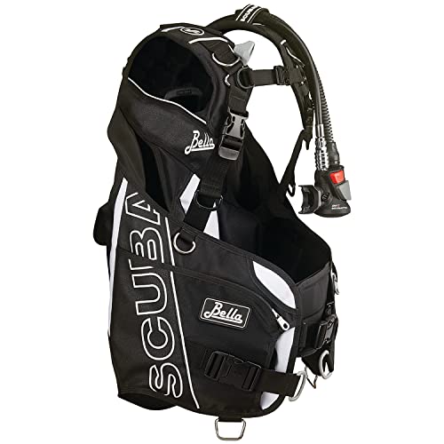 SCUBAPRO Bella Diving BCD with 5th Generation Air2 Octopus/Inflator (Medium, Black/White)
