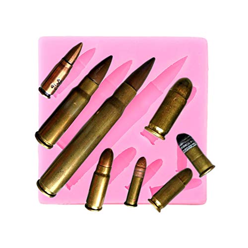 Mini Sizes Bullet Boy Toy Baby Birthday Party Silicone Mold Cupcake Topper Fondant Cake Decor Tools Candy Clay Chocolate Gumpaste Mould