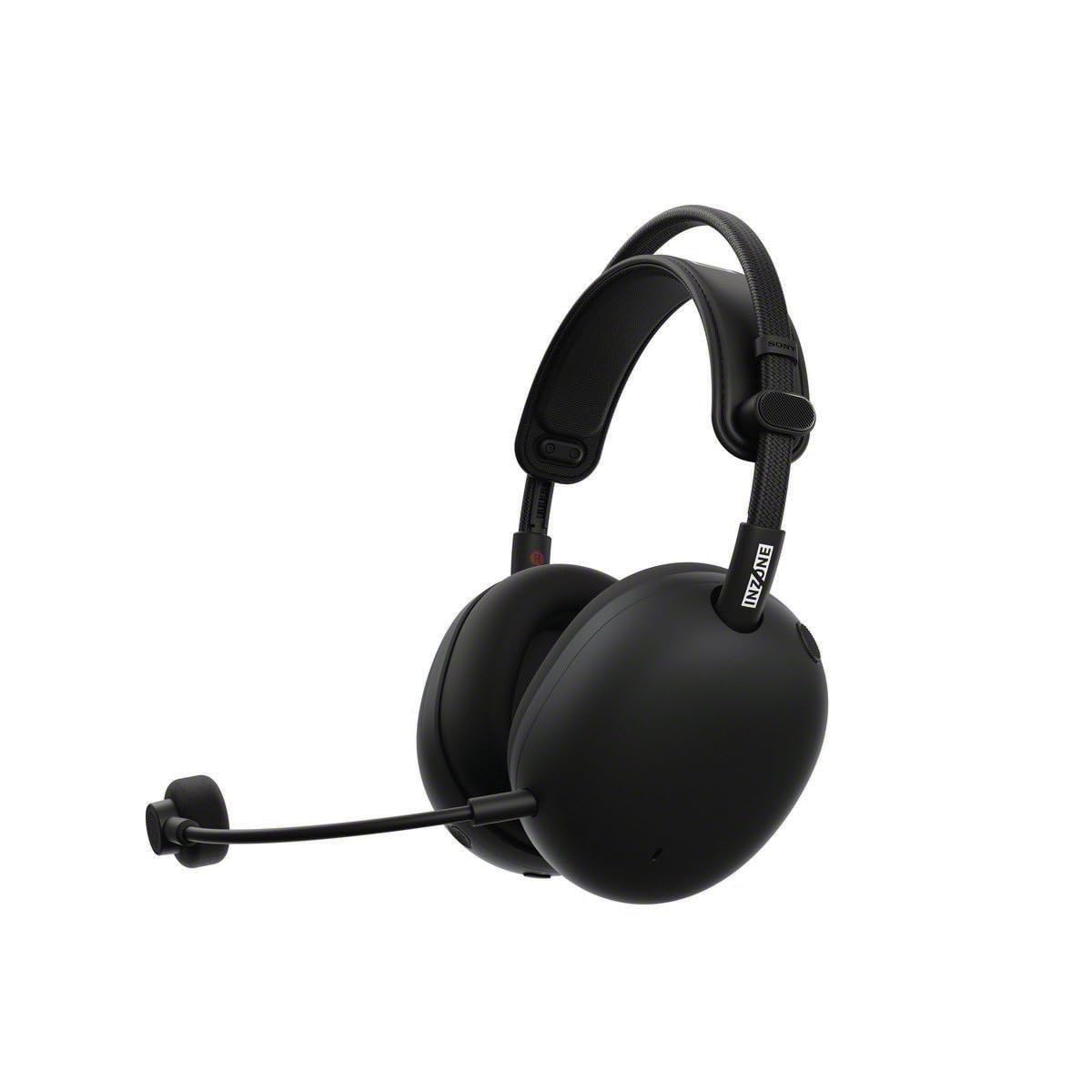 Sony INZONE H9 II: Auriculares Gaming inalámbricos con Noise Cancelling, Ligeros, Micrófono Cardioide Extraible con IA, 2,4 GHz y Bluetooth, Estuche Blando, para PC, PS5, Switch y Móviles, Negro
