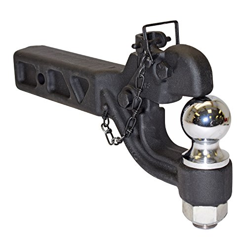 2-1/2 Inch Receiver Mounted Combination Pintle Hook with 2-5/16 Inch Ball - Made in U.S.A.