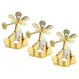 Flamme stable et contrôlée : Le support de mèche en alliage ajustable assure une combustion régulière même en extérieur, parfait pour rituels en plein air, la ou accessoires pour lampes à huile dans différents environnements