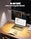 ONLYWIN Schreibtischlampe LED Dimmbar, Schreibtischlampe Klemmbar für Homeoffice, Augenschutz Schwanenhals Tageslichtlampe Schreibtisch mit 45° Streuwinkel, Monitor Lampe Büro Tischlampe Schwarz