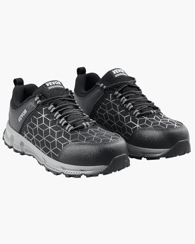 VEVOR Sicherheitsschuhe Herren, EU-Größe 41,5, Arbeitsschuhe mit...