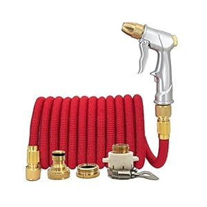 Release 25ft-150ft Garden Slang Telescopische Magic Slang Plastic Flexibele Auto Wasslang Metalen Spuitpistool Buiten Tuin Gieter (Size : 125ft-extend-37.5m)