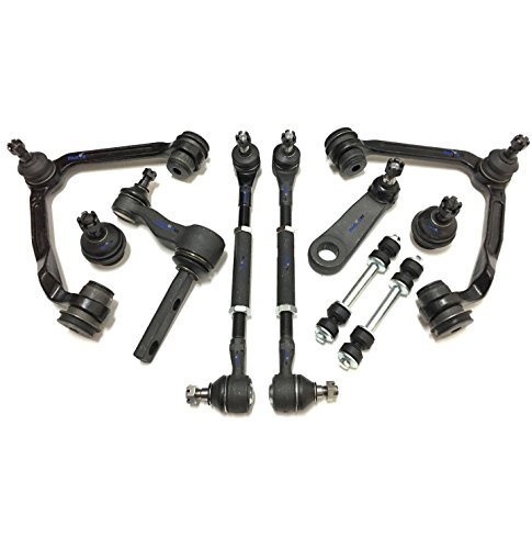 20 Pcs Complete Front Suspension and Steering Kit Front Upper Control Arms, Sway Bar End Link,Front Lower Ball Joints, Front Inner & Outer Tie Rod Ends, Idler Arm (With 2.5