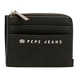 Pepe Jeans Diane Tarjetero Negro 11,5x8x1,5 cms Piel sintética