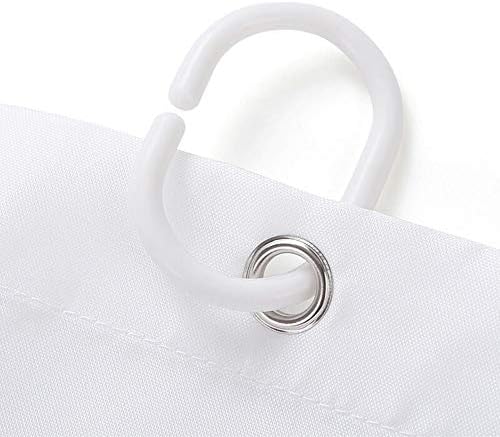 Miniatura 7 de Cortinas de ducha con diseño de océano, playa, playa, olas de mar, palmeras, hojas, islas tropicales, paisaje del mar, vista al cielo azul,