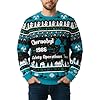 Geek Excel Ugly Christmas Sweater for Men,Women - Funny Ugly Christmas Sweater for Women, Chernobyl 1986 Blue, X-Large
