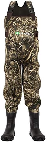 OAKI Toddler & Children's Neoprene Waterproof Fishing Waders Max-5 Camo, 10/11