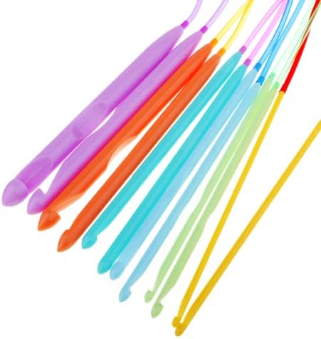 57 Pieces Crochet Hooks Set,11 Tunisian Afghan Aluminum Knitting Needles Set (2mm to 8mm), 12 Bead Carbonized Bamboo Needle Hook (3.0mm to 10.0mm) and Other Accessories