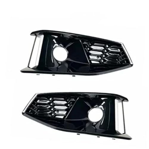 Calandre avant A4 B9 2020-2024 finition Black Silver haut de gamme en nid d'abeille