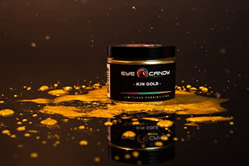 Eye Candy Premium Mica Powder Pigment “Kin Gold” (25G) Multipurpose Diy Arts And Crafts Additive | Natural Bath Bombs, Paint, Soap, Nail Polish, Lip Balm (Kin Gold, 25G) #TOP4