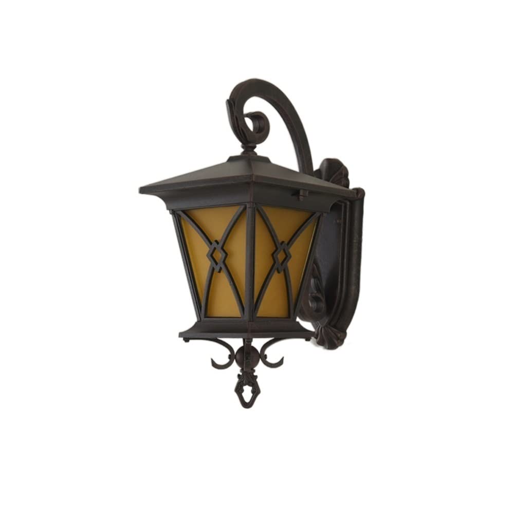 OZBMA Wall Mounted Light Outdoor Waterproof Rust Sconces Garden Balcony Corridor Lamp E27/E26 Retro Fixtures Industrial Style Indoor Lighting Reading