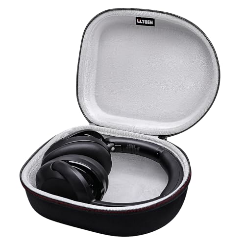 L LTGEM Headphone Case for Sennheiser, PHILIPS Fidelio L4, Awinnasey JBL Tune, JBL live, Soundcore Anker, Sony, Skullcandy, Bose, Beats - Hard Travel Protective Carrying Storage Bag - Grey