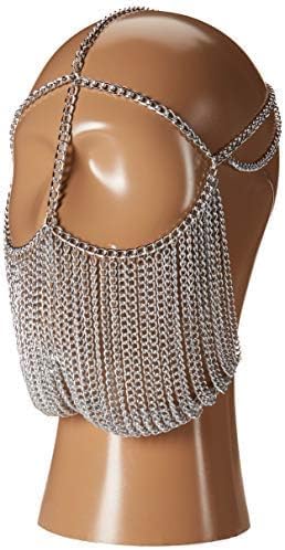 Miniatura 2 de Astage Cosplay Maquillaje Vientre Dancer Máscara Sexy Halloween Negro Adornos Bufanda Cabeza