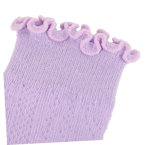 5pairs Cute Cotton Socks for Girls Breathable Boy Girl Socks for Comfortable and Stylish Fits Ages Foot2