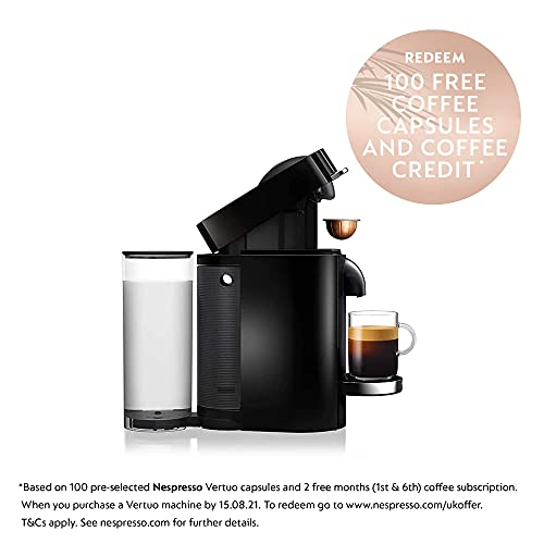 Nespresso Vertuo Plus 11385 Coffee Machine by Magimix, Black 2 Gallery Image Nespresso Vertuo Plus 11385 Coffee Machine by Magimix, Black 2 Gallery Image