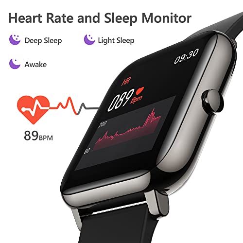 Kalinco P22 Smart Watch, Fitness Tracker With Heart Rate Monitor, Blood Pressure thumb #1