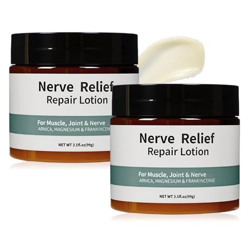 DESKPAL 2PCS Alcura Nerve Cream Alcura Neuropathy Lotion with Arnica Magnesium for Body Joint Knee Lumbar Neck Hand and Feet