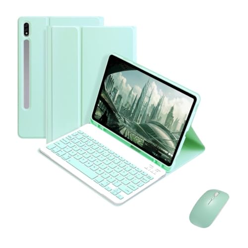 Protection Samsung Tab S9 FE Plus 12.4 pouces avec clavier et porte-crayon TPU