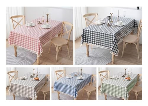 Nappe de table d'extérieur et intérieur marron pour repas - 5