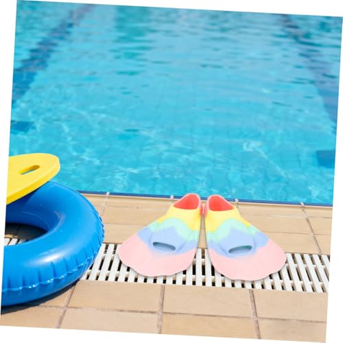 Palmes d'entraînement de natation sans douleur aux pieds pour enfants XXS