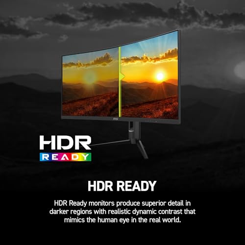 Image of MSI MAG 342CQRF E20 34-Inch UWQHD (1500R) Gaming Monitor, 3440 x 1440 Rapid VA, 200Hz, 0.5ms
