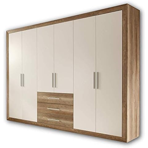 Stella Trading FERNANDO Schlichter Kleiderschrank 6-türig Cover