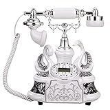 Das antike Telefon besteht aus Harz, das umweltfreundlich und schön ist. Es ist nicht nur ein Kommunikationsgerät, sondern auch ein elegantes Ornament.
