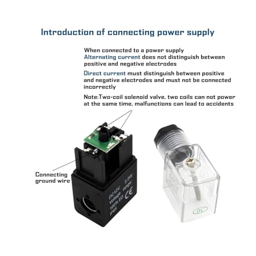 Bobine d'électrovanne 4V210-08 24V CC pour distributeur pneumatique - 4