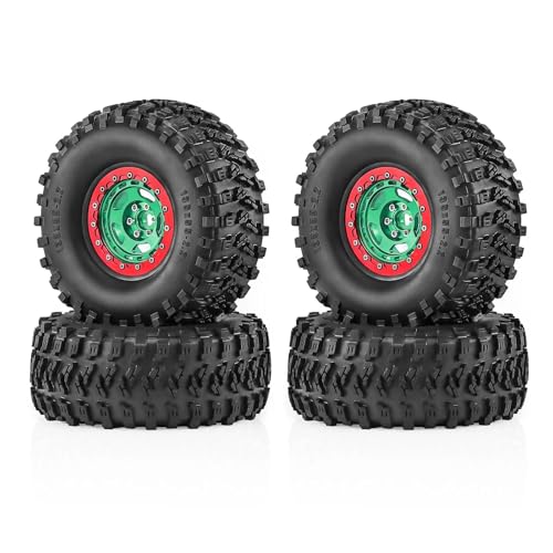 RC�������i For Axial For SCX10 For Traxxas For TRX4 Gen7 Gen8 CR24 For Redcat 1/10 1/8 RC �N���[���[ 4 �� 2. "�A���~�r�[�h���b�N�z�C�[�� �^�C�� 12mm �Z�p(Gr