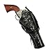 Historical Emporium Men's Right Hand Tooled Leather Western Cross Draw Holster